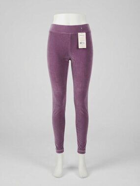 3 for $25 Fabletics Emma Velour Legging High Waisted Purple Mauve Size  M 8